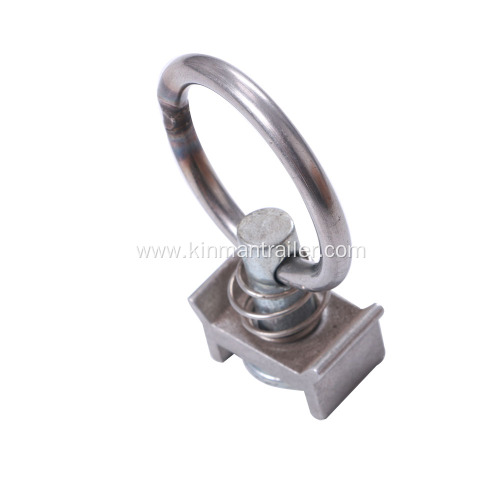 Single Stud Track Fitting With Round Ring